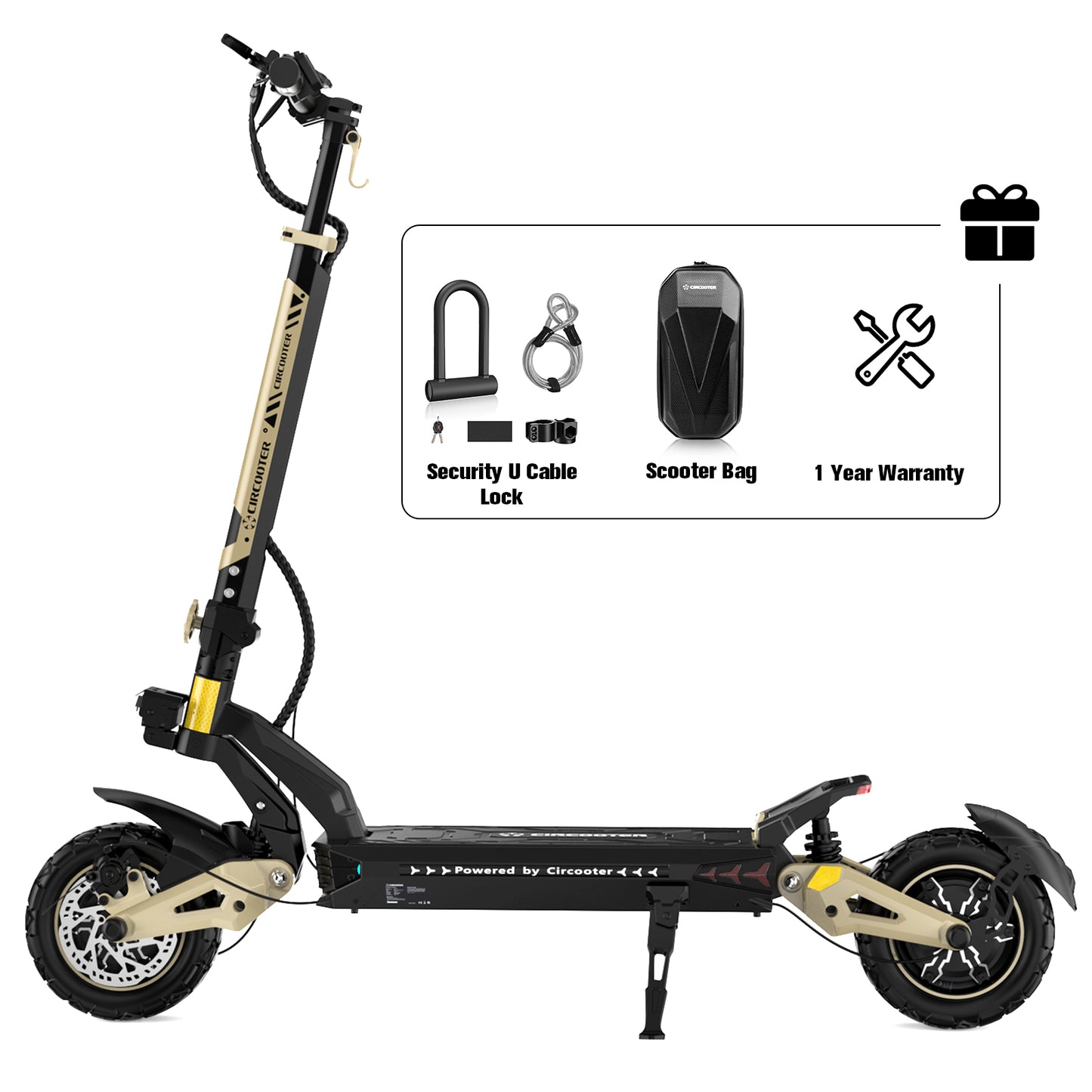 Patinete eléctrico todoterreno con dos motores RPro de 1600 W