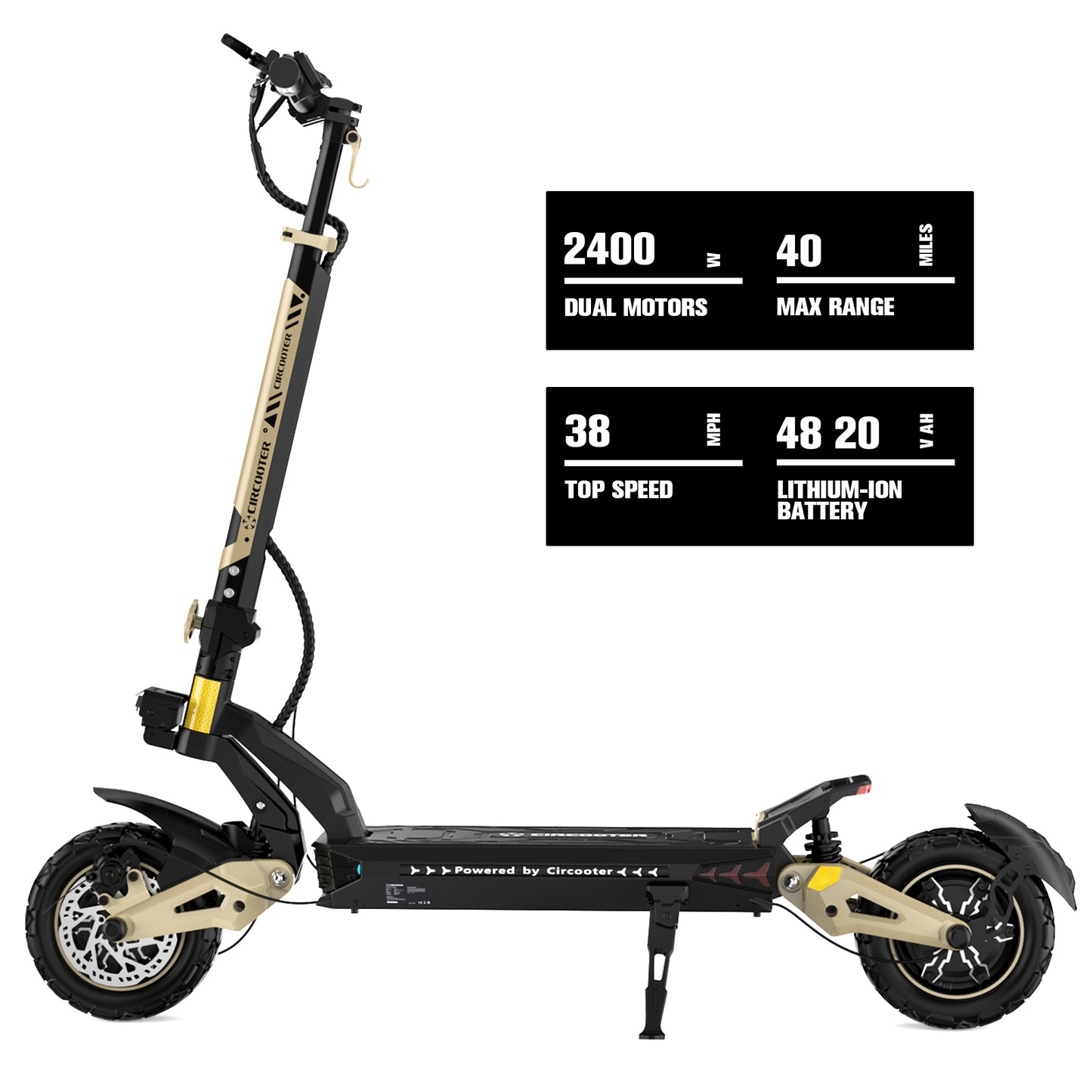 Patinete eléctrico todoterreno con dos motores RPro de 1600 W