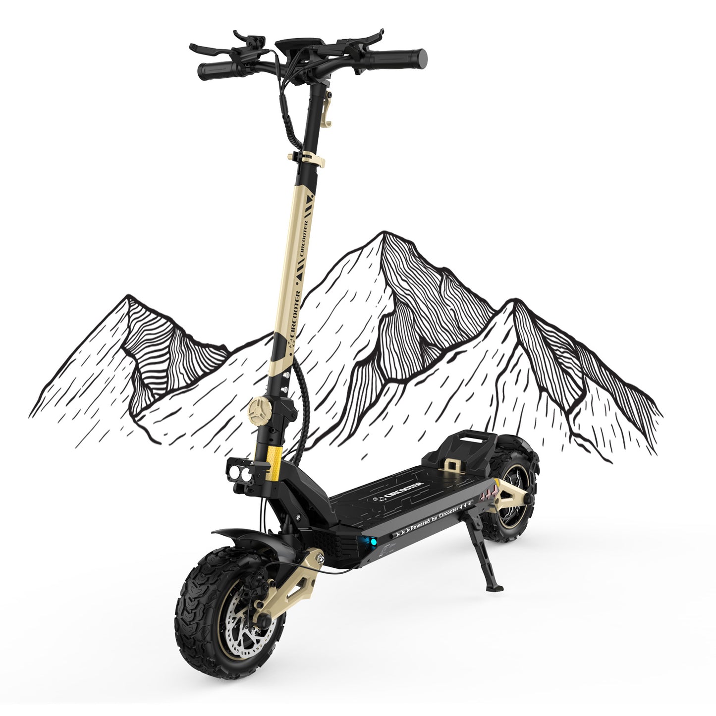 Patinete eléctrico todoterreno con dos motores RPro de 1600 W