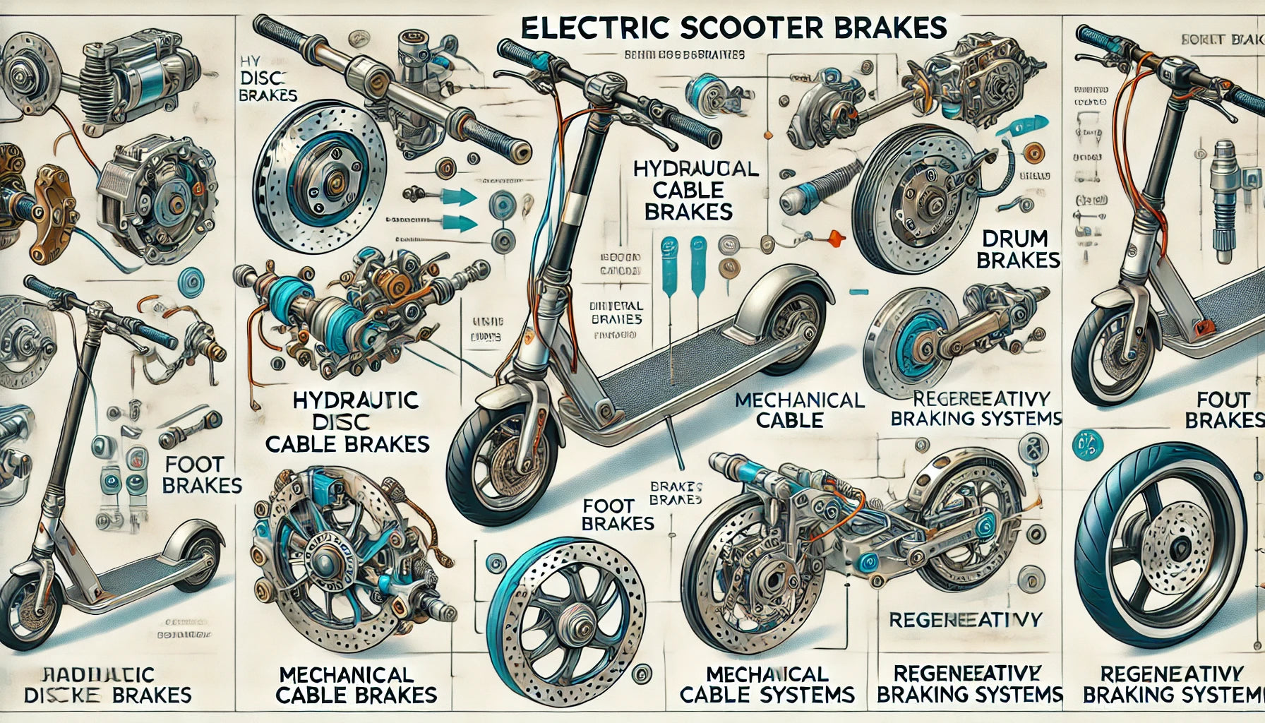 Scouter Types Different types of Scooter Brakes – SWIFT CANADA
