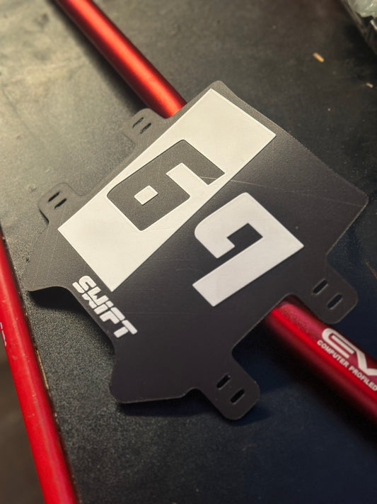 CUSTOM Front Number Plate