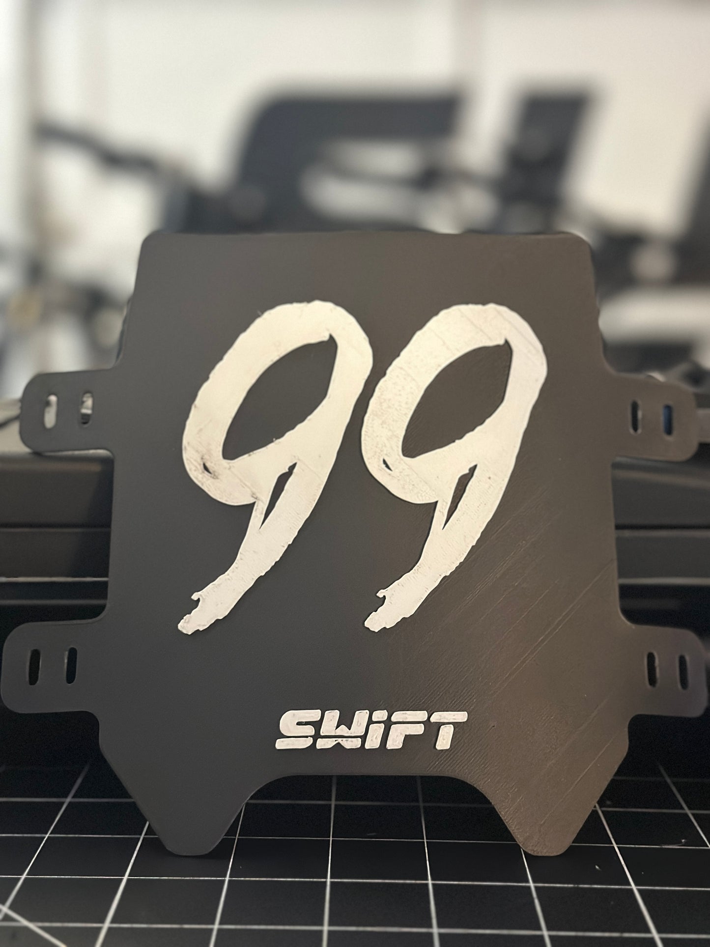 CUSTOM Front Number Plate